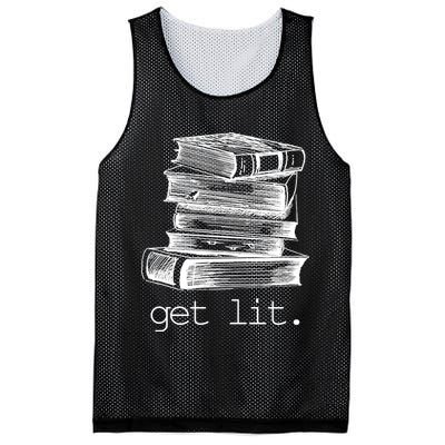 Get Lit Read Books Mesh Reversible Basketball Jersey Tank