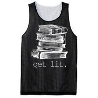 Get Lit Read Books Mesh Reversible Basketball Jersey Tank