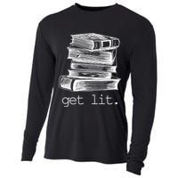 Get Lit Read Books Cooling Performance Long Sleeve Crew