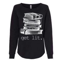 Get Lit Read Books Womens California Wash Sweatshirt