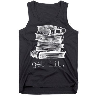 Get Lit Read Books Tank Top