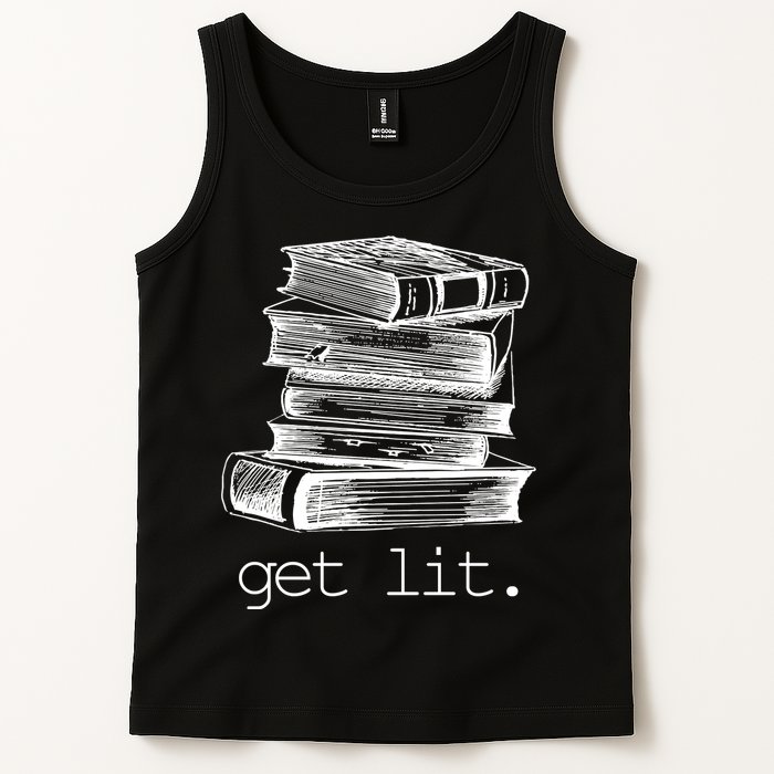 Get Lit Read Books Tank Top