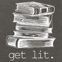 Get Lit Read Books Cotton Canvas Backpack