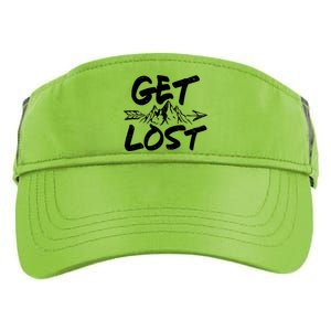 Get Lost Nature Wilderness Lover Adult Drive Performance Visor