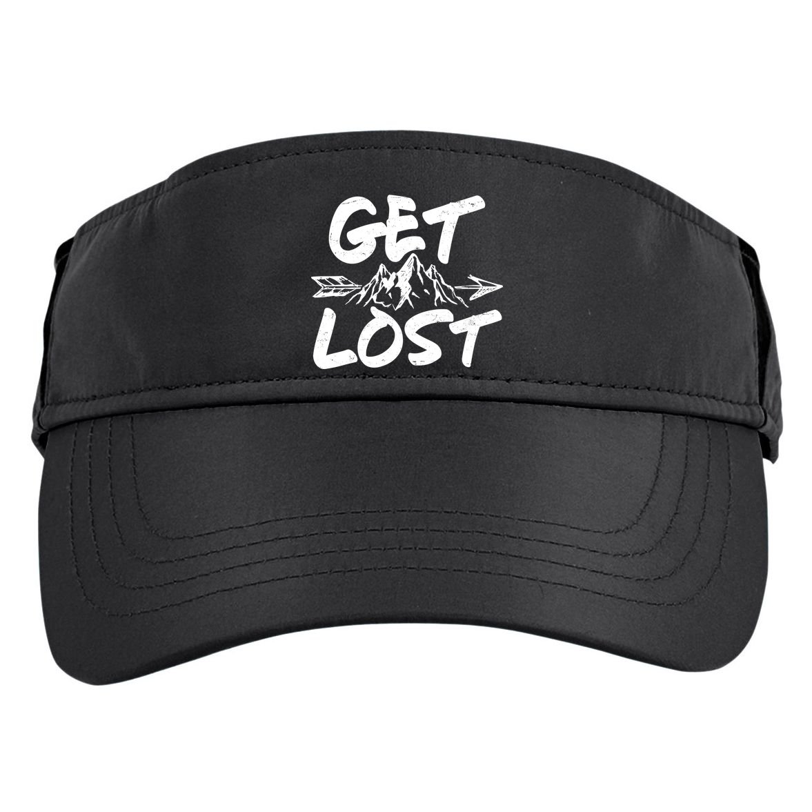 Get Lost Nature Wilderness Lover Adult Drive Performance Visor