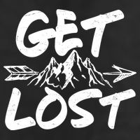 Get Lost Nature Wilderness Lover Adult Drive Performance Visor