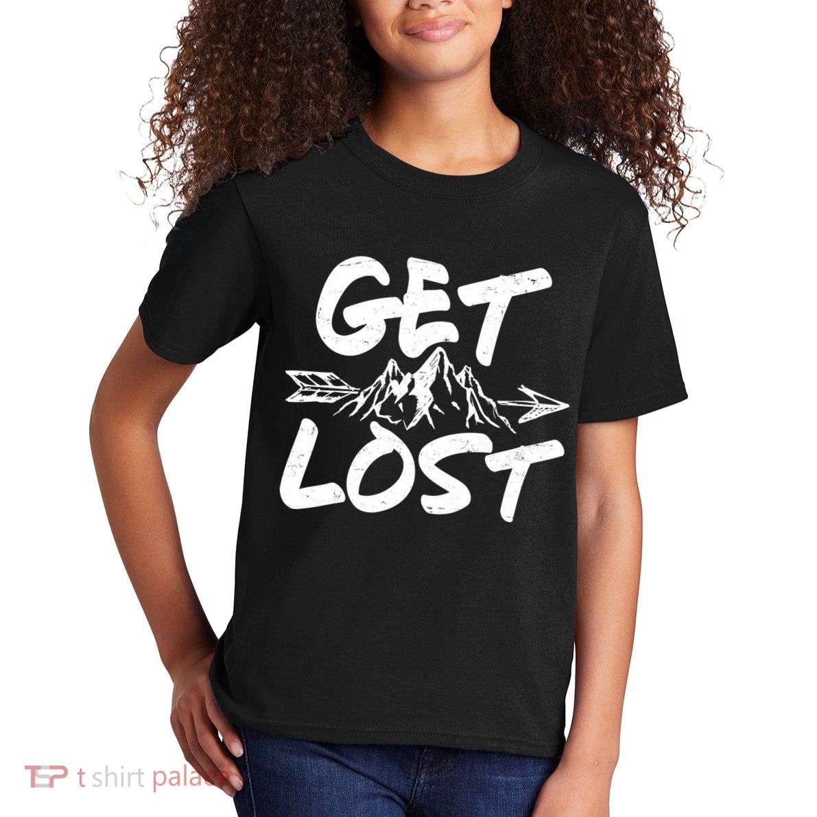 Get Lost Nature Wilderness Lover Kids T-Shirt