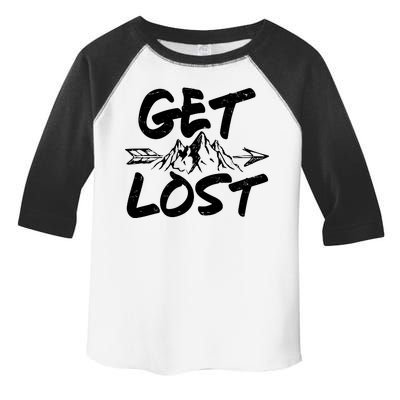 Get Lost Nature Wilderness Lover Toddler Fine Jersey T-Shirt