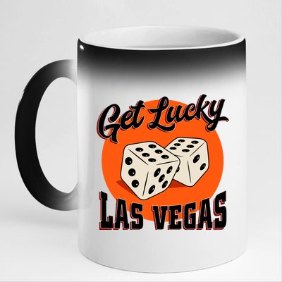 Get Lucky Las Vegas 11oz Black Color Changing Mug