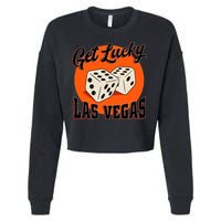 Get Lucky Las Vegas Cropped Pullover Crew