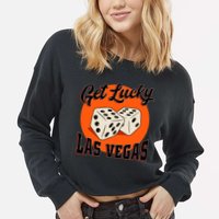 Get Lucky Las Vegas Cropped Pullover Crew