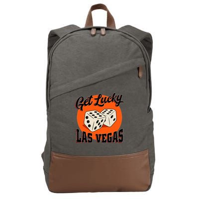 Get Lucky Las Vegas Cotton Canvas Backpack