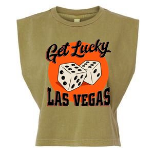 Get Lucky Las Vegas Garment-Dyed Women's Muscle Tee