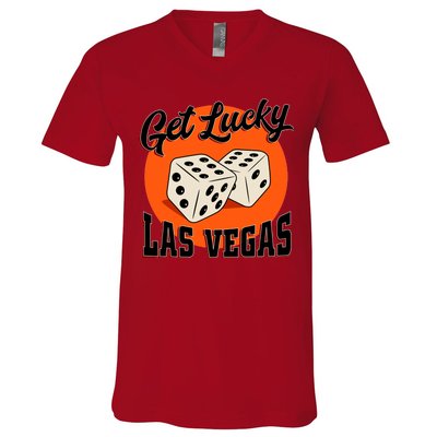 Get Lucky Las Vegas V-Neck T-Shirt