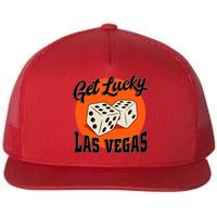 Get Lucky Las Vegas Flat Bill Trucker Hat