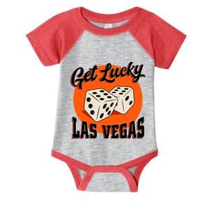 Get Lucky Las Vegas Infant Baby Jersey Bodysuit