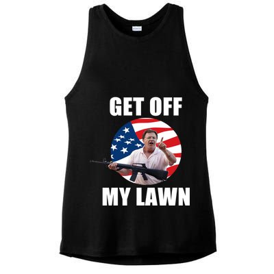 Get Off My Lawn Ken And Karen Ladies PosiCharge Tri-Blend Wicking Tank