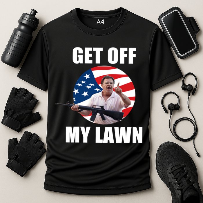 Get Off My Lawn Ken And Karen Cooling Performance Crew T-Shirt