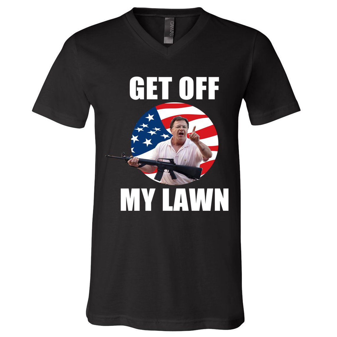 Get Off My Lawn Ken And Karen V-Neck T-Shirt