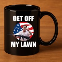 Get Off My Lawn Ken And Karen 11oz C Handle Ceramic Mug