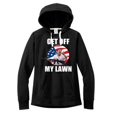 Get Off My Lawn Ken And Karen Women's Fleece Hoodie