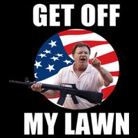 Get Off My Lawn Ken And Karen Flatbill Hat
