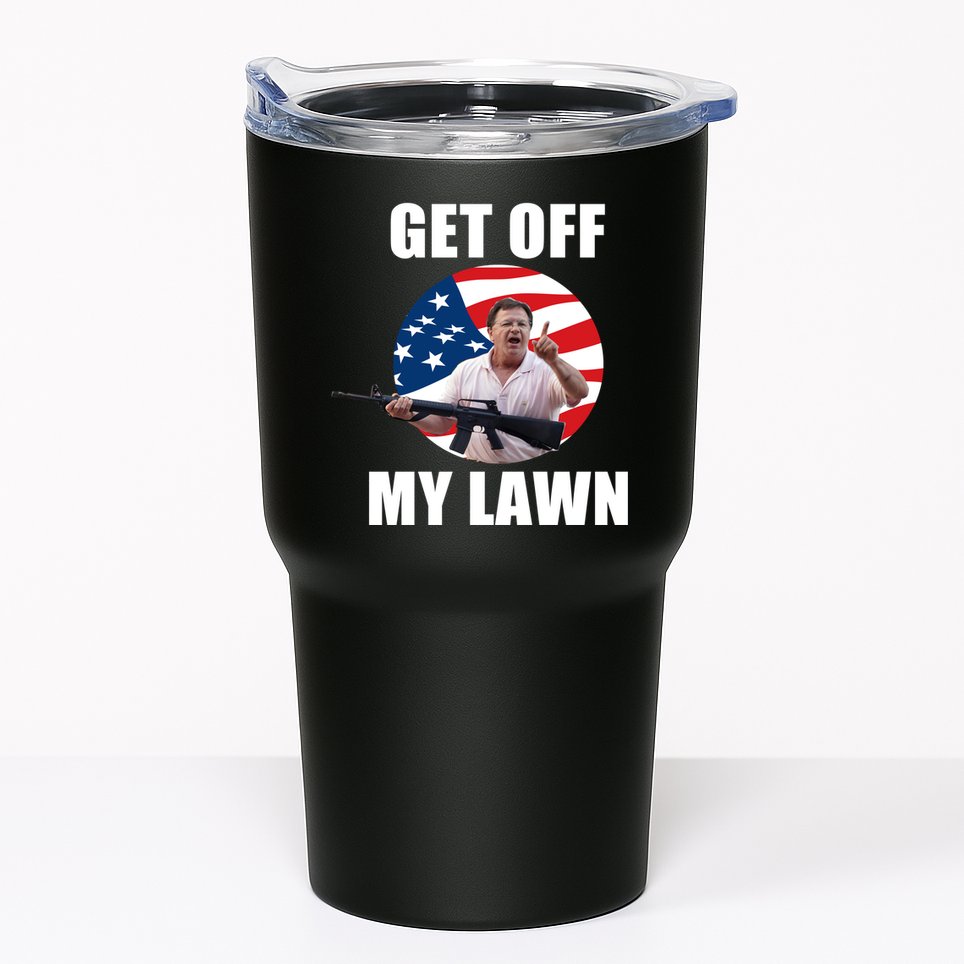 Get Off My Lawn Ken And Karen Tumbler