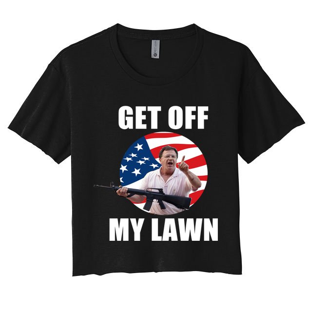 Get Off My Lawn Ken And Karen Crop Top