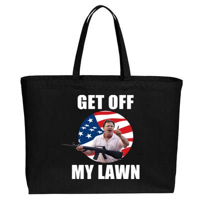 Get Off My Lawn Ken And Karen Cotton Canvas Jumbo Tote