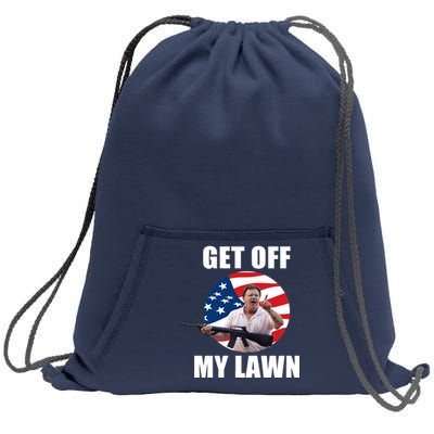 Get Off My Lawn Ken And Karen Sweatshirt Cinch Pack Bag