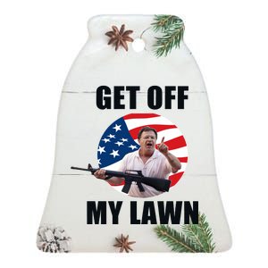 Get Off My Lawn Ken And Karen Ceramic Bell Ornament