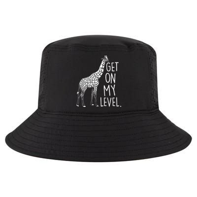 Get On My Level Giraffe Cool Comfort Performance Bucket Hat