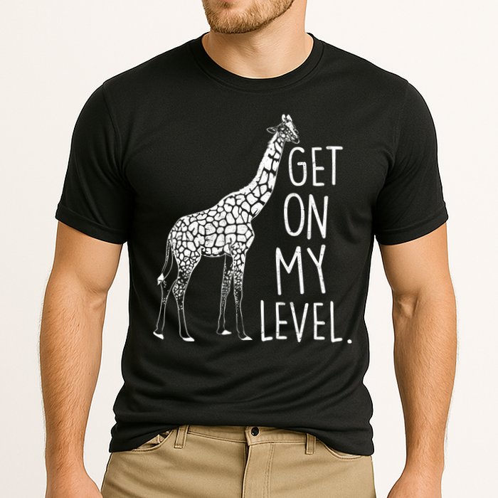 Get On My Level Giraffe Performance Shirt
