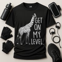 Get On My Level Giraffe Performance Shirt