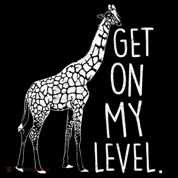 Get On My Level Giraffe Hoodie