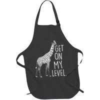 Get On My Level Giraffe Apron