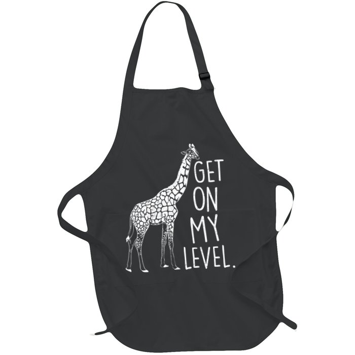 Get On My Level Giraffe Apron