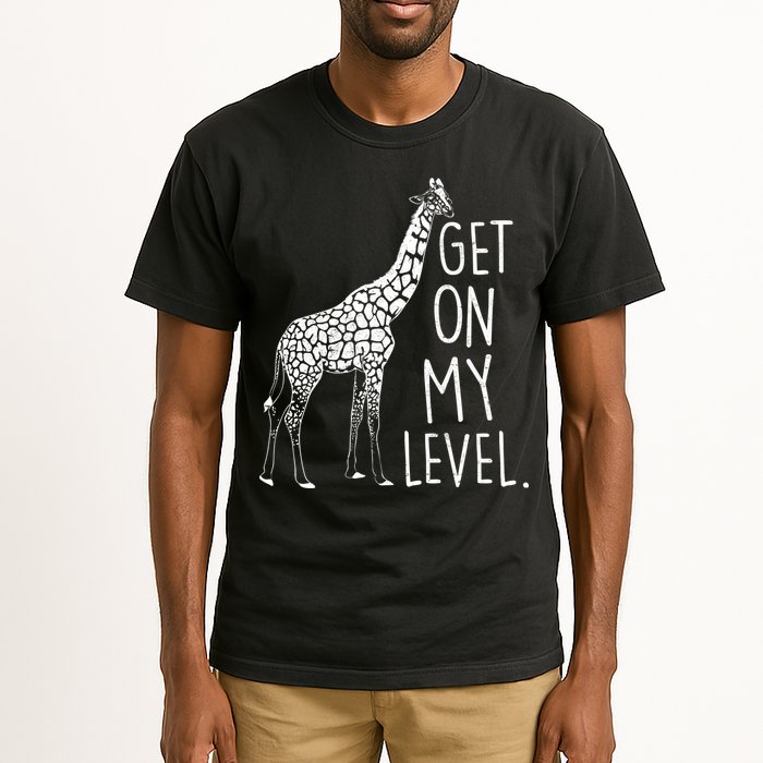 Get On My Level Giraffe Tall T-Shirt