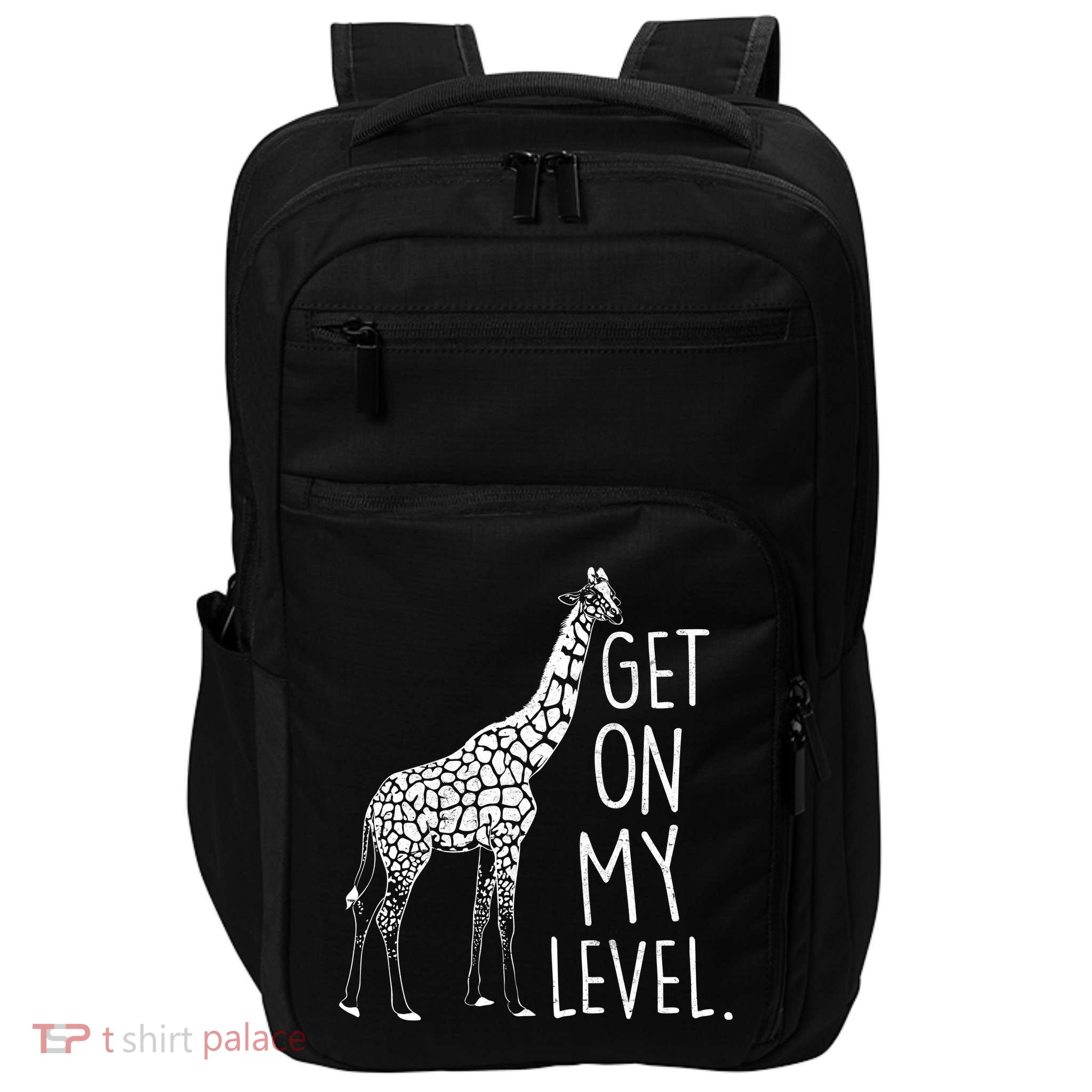 Get On My Level Giraffe Impact Tech Backpack