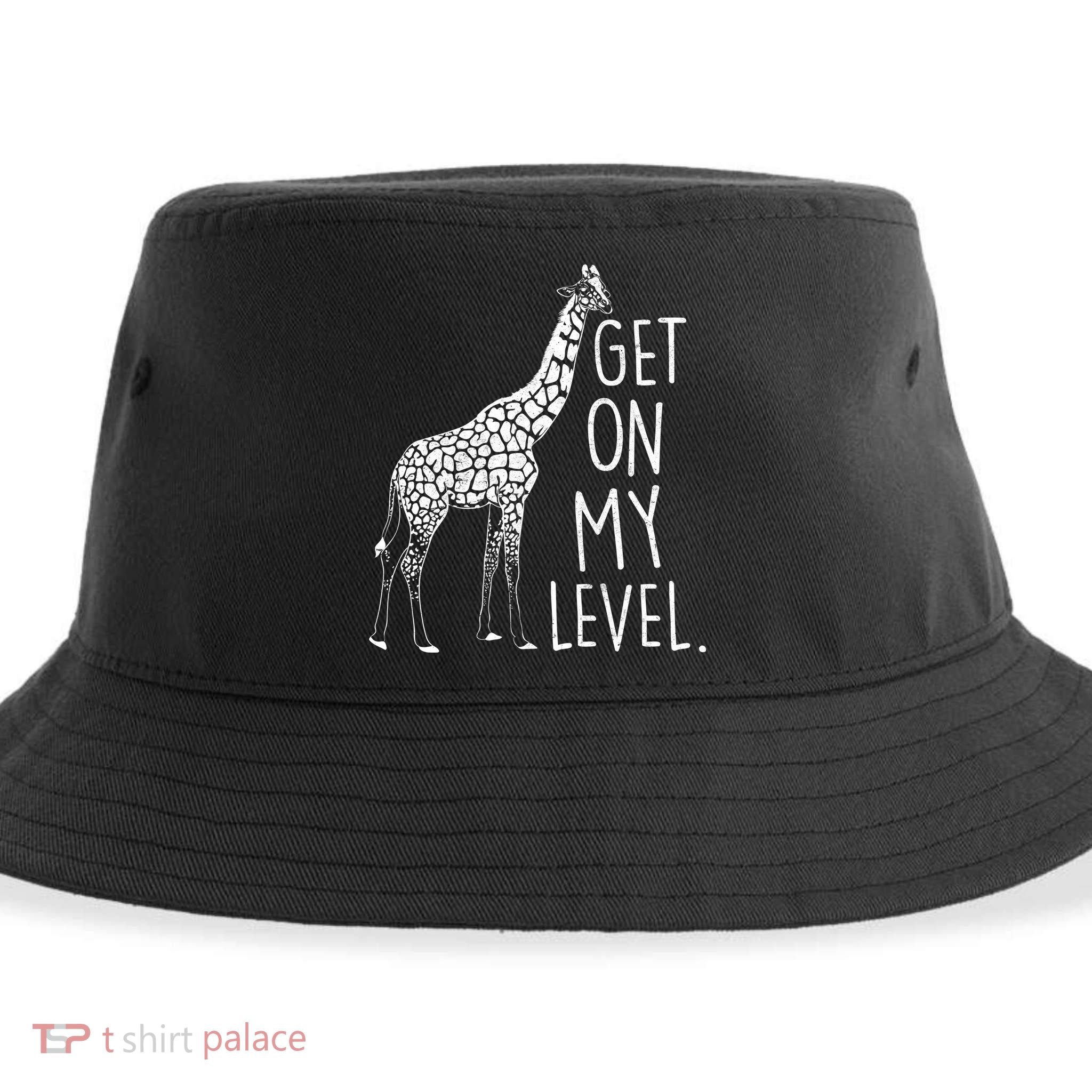 Get On My Level Giraffe Sustainable Bucket Hat