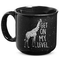 Get On My Level Giraffe 15oz Campfire Ceramic Mug