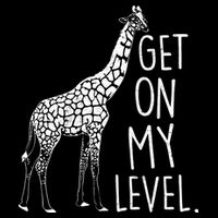 Get On My Level Giraffe 16 in Basic Backpack