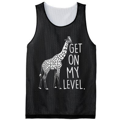 Get On My Level Giraffe Mesh Reversible Basketball Jersey Tank