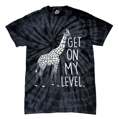 Get On My Level Giraffe Tie-Dye T-Shirt