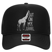 Get On My Level Giraffe Trucker Hat