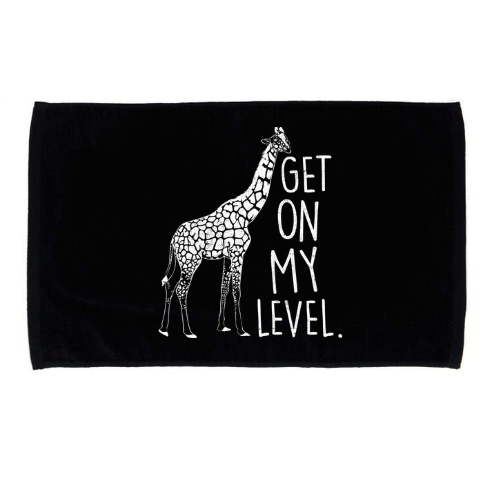 Get On My Level Giraffe Microfiber Hand Towel