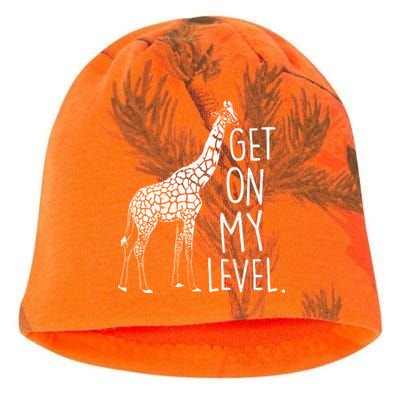 Get On My Level Giraffe Kati - Camo Knit Beanie