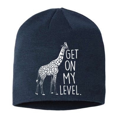 Get On My Level Giraffe Sustainable Beanie