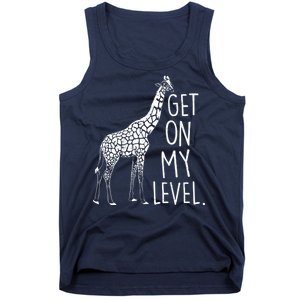 Get On My Level Giraffe Tank Top