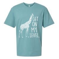 Get On My Level Giraffe Sueded Cloud Jersey T-Shirt